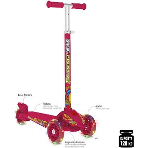 Patinete Skatenet Max Pink Brinq. Bandeirante