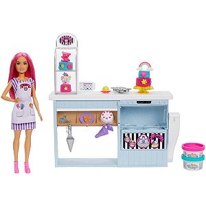 Barbie Profissões Bakery Playset (New) Mattel