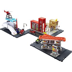 Cenário Temático (Playset) Matchbox Conjunto Drivers Ação Mattel