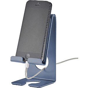 Suporte Para Celular Smart De Mesa/Parede Azul Acrimet