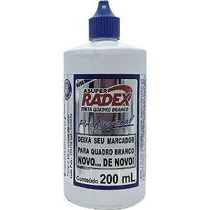Tinta Marcador Quadro Branco Reabastecedor 200Ml Azul Radex