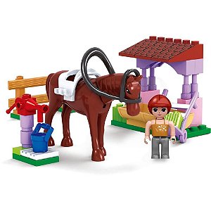 Brinquedo Para Montar Cavalo Da Princesa 45Pcs Xalingo
