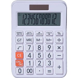 Calculadora De Mesa 12 Dig Mx-C128B Branco Maxprint