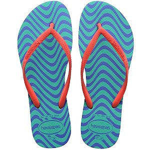 Chinelo Havaianas Feminino Slim Harmony 39/0 Verde Virtua Havaianas