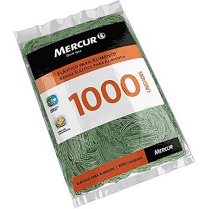 Elástico Para Alimento Verde 1000 Unidades Mercur