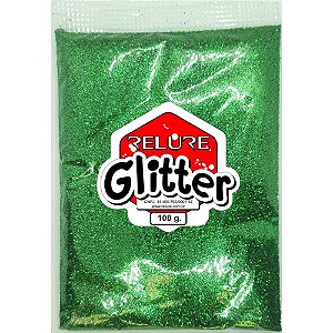 Glitter Pvc Verde Bandeira 100G. Honey