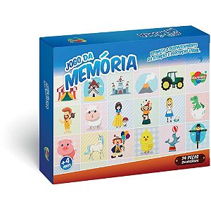Jogo Da Memoria Fabulas 24 Pcs Aquarela Brinquedos
