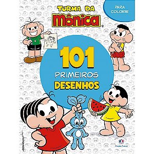 Livro Infantil Colorir 101 Desenhos Turma Da Monica Ciranda