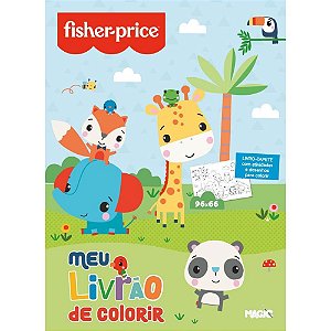 Livro Infantil Colorir Fisher Price Livro Tapete Ciranda