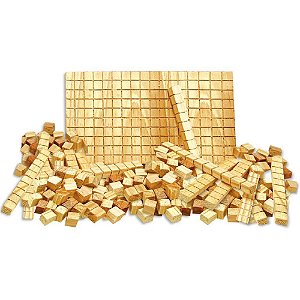 Material Dourado C/Estojo De Madeira 111 Pecas Coluna