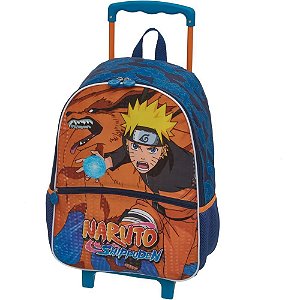 Mochila Infantil Com Rodinha Naruto Kurama Pacific