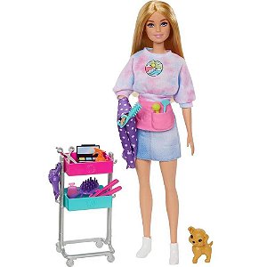 Barbie Family Conjunto Malibu Cabeleireira Mattel