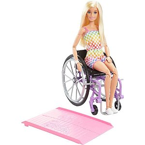 Barbie Fashion Barbie Cadeira De Rodas Roxa Mattel
