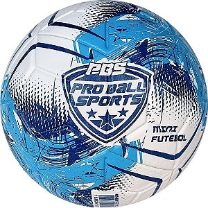 Bola De Futebol Pro Ball Mini Pvc/Pu Azul Futebol E Magia