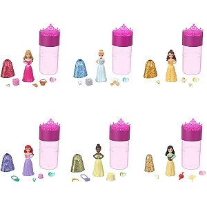 Boneca Disney Princesa Mini Color Reveal S2 Mattel