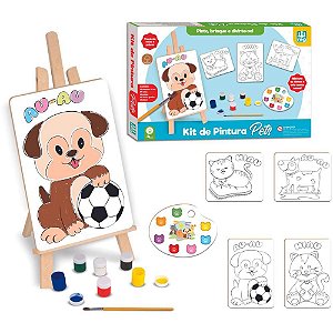Brinquedo Diverso Kit Pintura Pets Nig Brinquedos