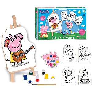 Brinquedo Diverso Peppa Pig Kit Pintura Nig Brinquedos