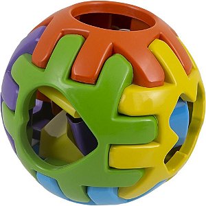 Brinquedo Educativo Bola Super C/Blocos (S) Kendy Brinquedos