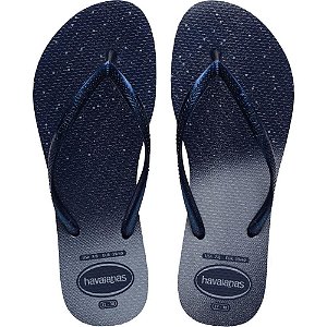 Chinelo Havaianas Feminino Slim Gloss 39/0 Marinho Havaianas