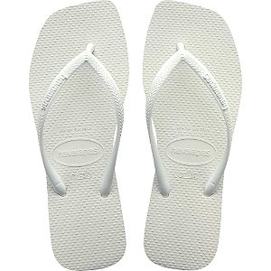 Chinelo Havaianas Feminino Slim Square 37/8 Branco Havaianas