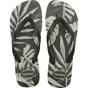 Chinelo Havaianas Masculino Aloha 39/0 Verde Oliva Havaianas