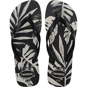 Chinelo Havaianas Masculino Aloha 41/2 Preto Havaianas