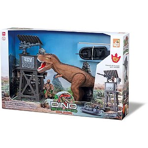 Dinossauro Dino Squad Base Aliada Bee Toys