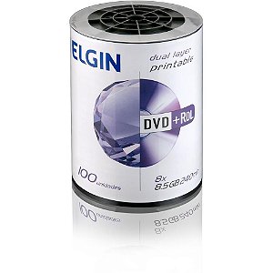 Dvd Gravavel Printable Dvd-R Dual 8.5Gb/240Min/8X Elgin