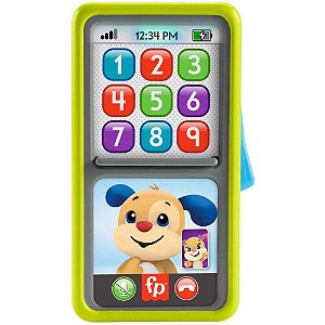 Fisher-Price Aprender Brincar Smartphone 2 Em 1 Deluxe Verde Mattel