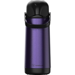 Garrafa Termica Pressao Lumina Inox Roxo Midnight 1L Termolar