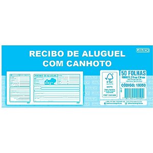 Impresso Recibo Aluguel Com Canhoto 50F Sd Inovacoes
