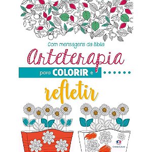 Livro De Colorir Arteterapia Refletir 27X20 48P Magic Kids