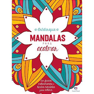 Livro De Colorir Mandalas P/Acalmar 27X20 48Pgs Magic Kids