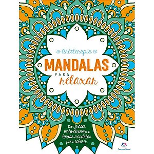 Livro De Colorir Mandalas P/Relaxar 27X20 48Pgs Magic Kids