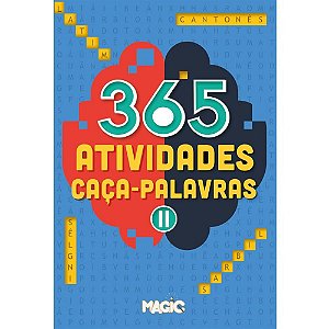Livro Infantil Colorir 365 Atividades Caca-Palavras Magic Kids