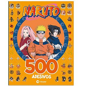 Livro Infantil Colorir Naruto 500 Adesivos Culturama