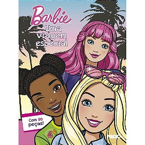 Livro Quebra-Cabeca Barbie 27X20Cm 8Pgs Ciranda