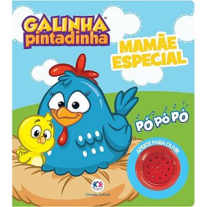 Livro Sonoro Galinha Pintadinha 18X16Cm 6Pg Magic Kids