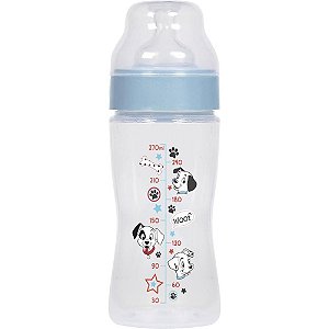 Mamadeira Dalmatas 270Ml. Bico Wide Neck Babygo