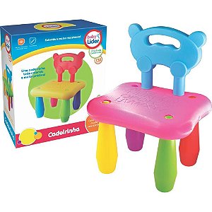 Mesinha/Cadeira Cadeirinha Baby Colorida Lider