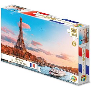 Quebra-Cabeca Cartonado Torre Eiffel Paris/Franca 500P Ggb Plast