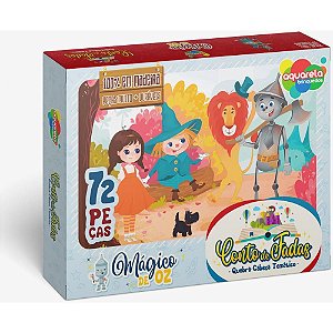 Quebra-Cabeca Madeira Magico De Oz 72 Pecas Aquarela Brinquedos