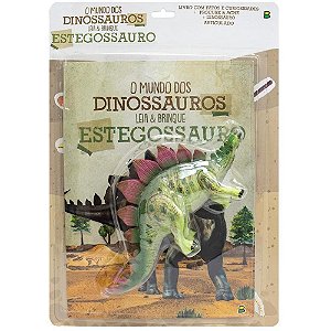 Livro Brinquedo Ilustrado Dinossauro Estegossauro 16Pag Todolivro