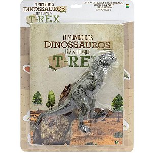 Livro Brinquedo Ilustrado Dinossauro T-Rex 16Pag Todolivro