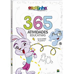 Livro Infantil Colorir 365 Escolinha Atividades 288Pg Todolivro