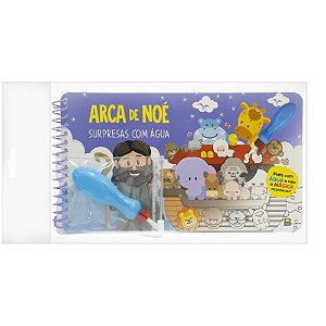 Livro Aquabook Arca De Noe 25X14,2Cm 6Pag Todolivro