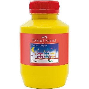 Tinta Guache 250Ml Amarelo Faber-Castell