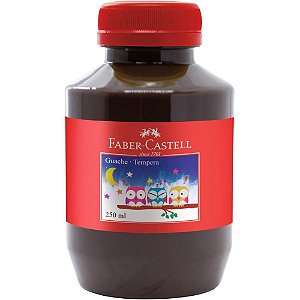 Tinta Guache 250Ml Marrom Faber-Castell