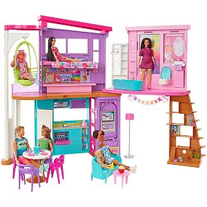 Barbie estate Casa de fÉrias da malibu Unidade Hcd50 Mattel
