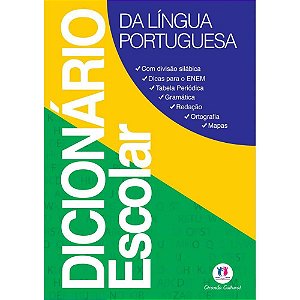 Dicionario portugues Escolar completo 528p 16,5x12c Unidade 7454 Ciranda